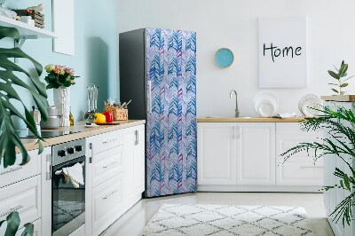 Magnetic refrigerator cover Flackl pattern