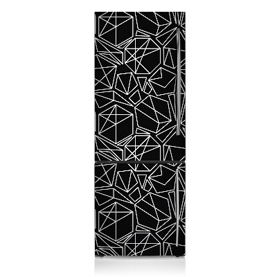 Magnetic refrigerator cover Geometric pattern