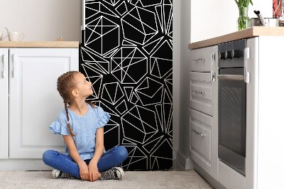 Magnetic refrigerator cover Geometric pattern