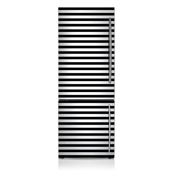 Magnetic refrigerator cover Horizontal lines