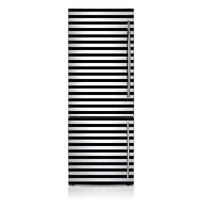 Magnetic refrigerator cover Horizontal lines