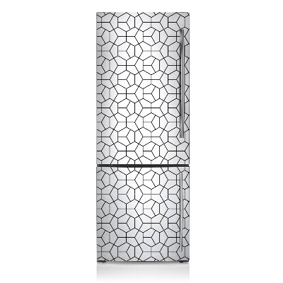 Decoration refrigerator cover Geometric drawing