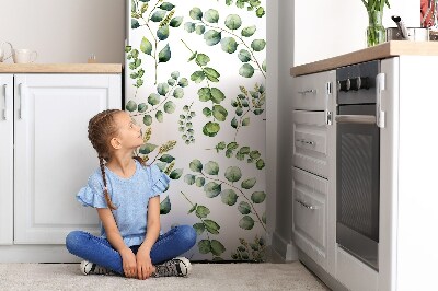 Decoration refrigerator cover Floral eucalyptus