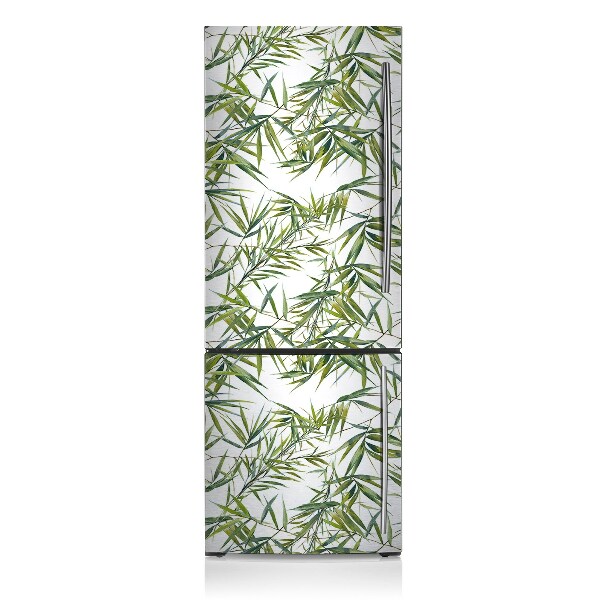 Magnetic refrigerator cover Exotic leaves