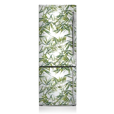 Magnetic refrigerator cover Exotic leaves