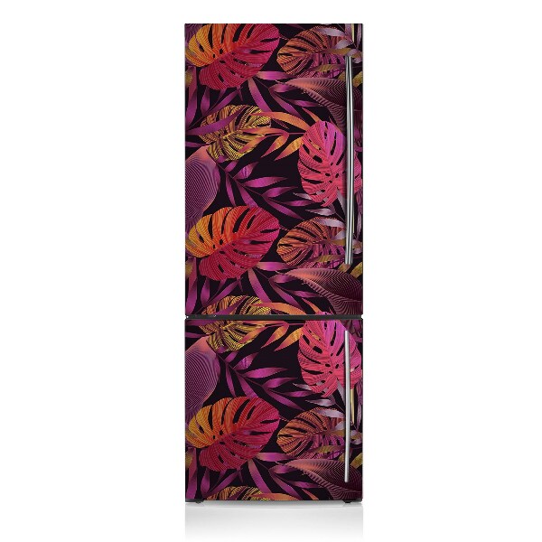 Magnetic refrigerator cover Purple jungle