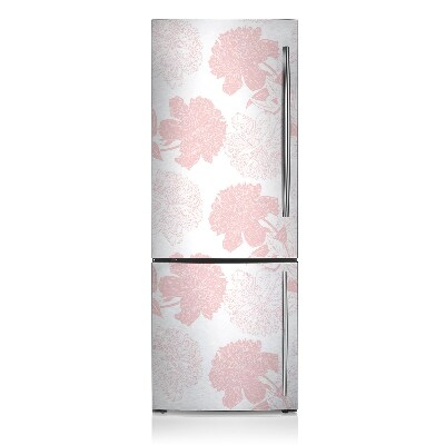 Decoration refrigerator cover Pink flowers