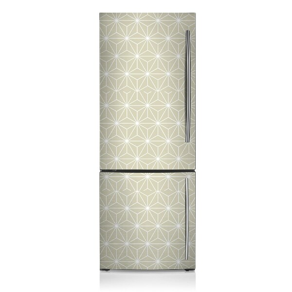 Magnetic refrigerator cover Geometric pattern