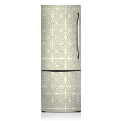 Magnetic refrigerator cover Geometric pattern