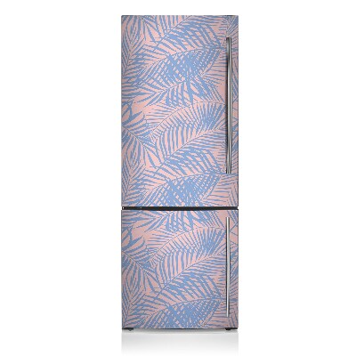 Magnetic refrigerator cover Palm leaves