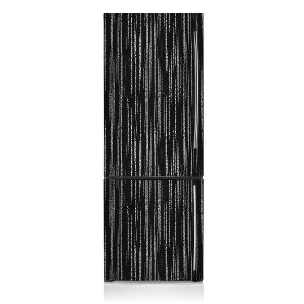 Magnetic refrigerator cover Black pattern