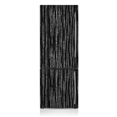 Magnetic refrigerator cover Black pattern