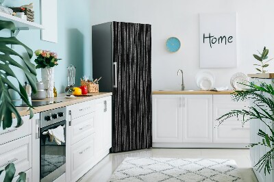 Magnetic refrigerator cover Black pattern