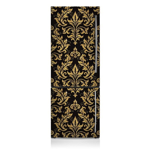 Magnetic refrigerator cover Golden ornament