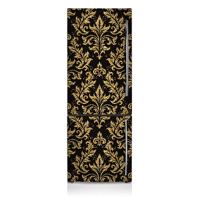 Magnetic refrigerator cover Golden ornament