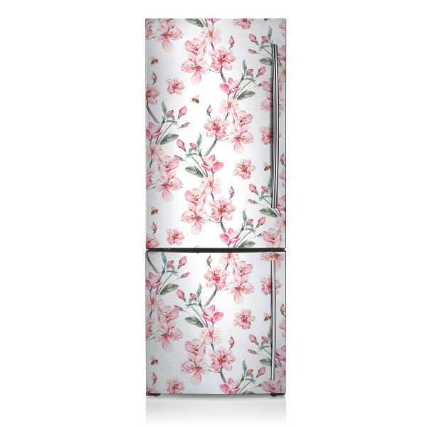 Magnetic refrigerator cover Subtle flowers