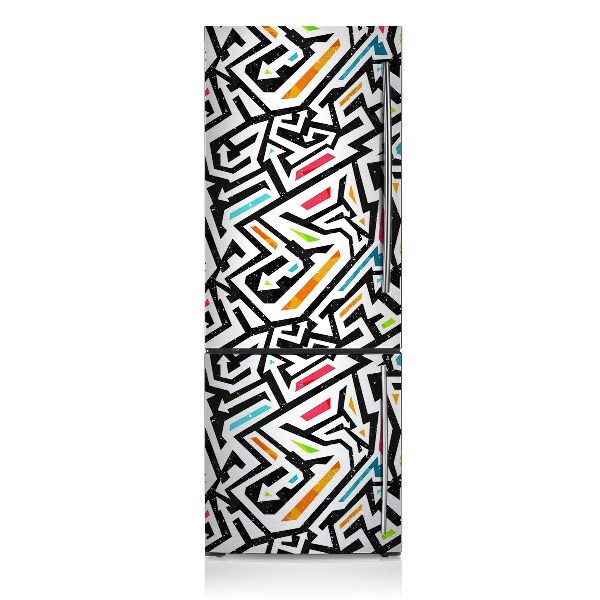 Magnetic refrigerator cover Graffiti