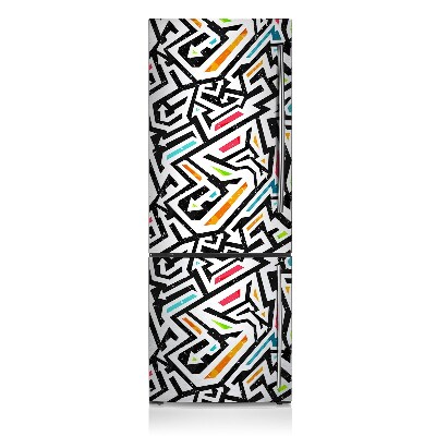 Magnetic refrigerator cover Graffiti