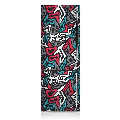 Magnetic refrigerator cover Graffiti