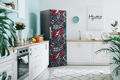 Magnetic refrigerator cover Graffiti