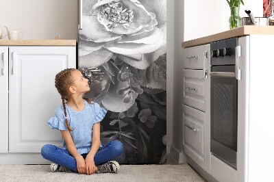 Magnetic refrigerator cover Historic roses