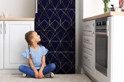 Magnetic refrigerator cover Pattern of triangles