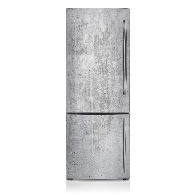 Magnetic refrigerator cover Gray concrete