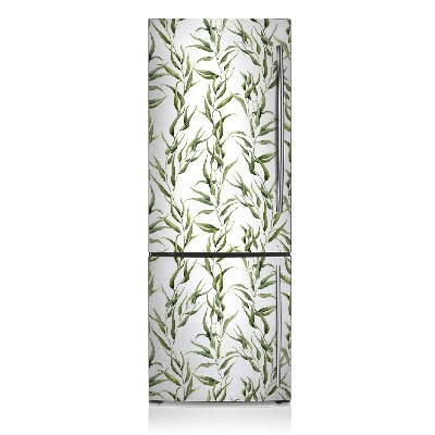 Magnetic refrigerator cover Eucalyptus leaves