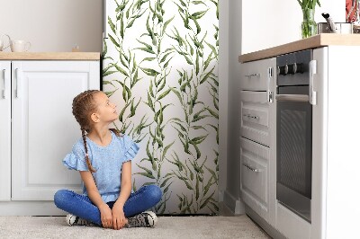 Magnetic refrigerator cover Eucalyptus leaves