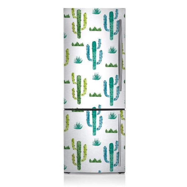 Decoration refrigerator cover Painted cactus