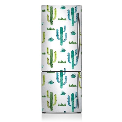 Decoration refrigerator cover Painted cactus