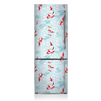 Magnetic refrigerator cover Carp koi