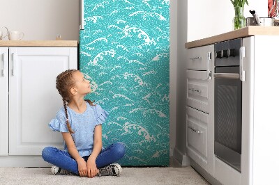 Magnetic refrigerator cover Waves