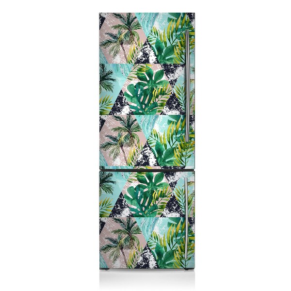 Magnetic refrigerator cover Palm tree