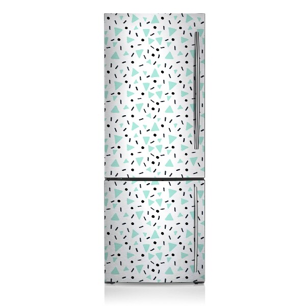 Magnetic refrigerator cover Retro pattern