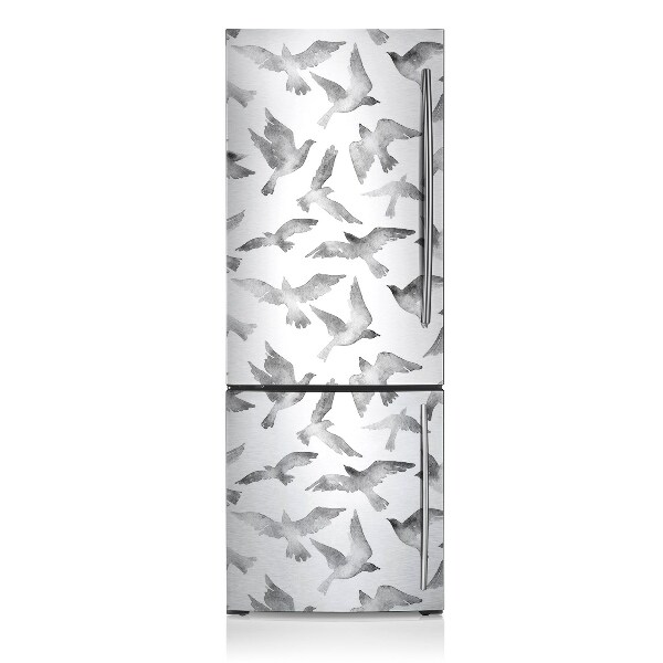 Magnetic refrigerator cover Flying bird