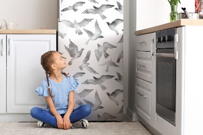 Magnetic refrigerator cover Flying bird