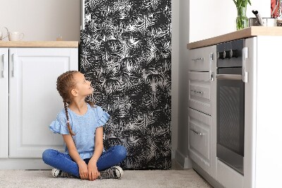 Magnetic refrigerator cover Black hand