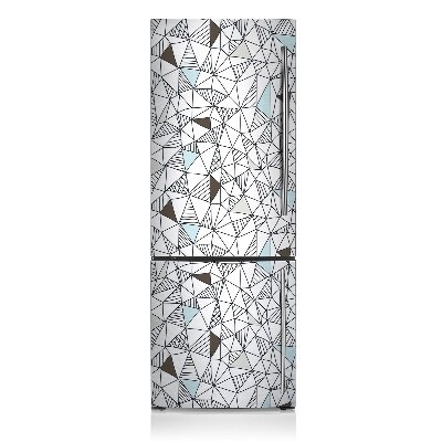 Magnetic refrigerator cover Geometric pattern