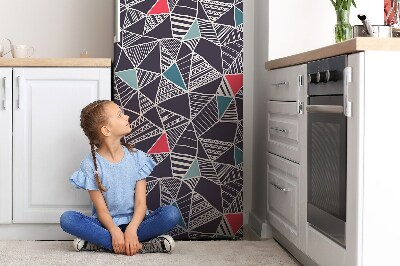 Magnetic refrigerator cover Doodle pattern