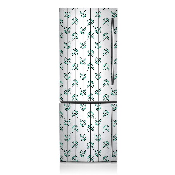 Magnetic refrigerator cover Illustration of arrows