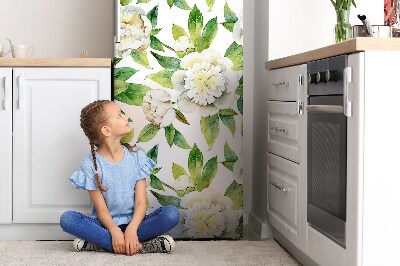 Magnetic refrigerator cover Peony