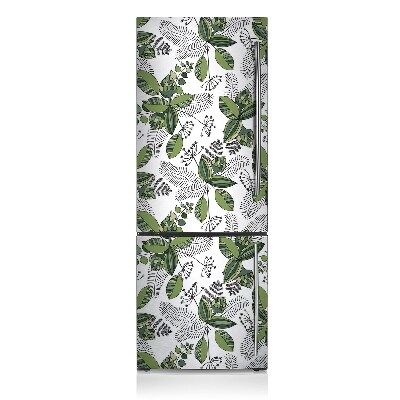 Decoration refrigerator cover Botanical pattern