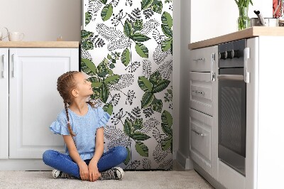 Decoration refrigerator cover Botanical pattern