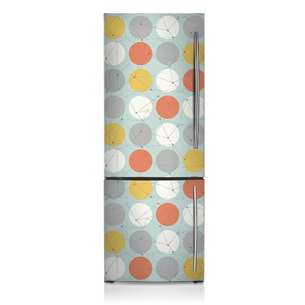 Magnetic refrigerator cover Geometric pattern