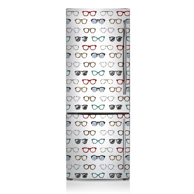 Magnetic refrigerator cover Retro glasses