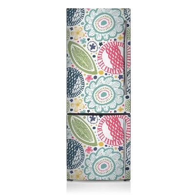 Decoration refrigerator cover Colorful flowers