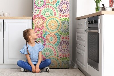 Decoration refrigerator cover Round pattern