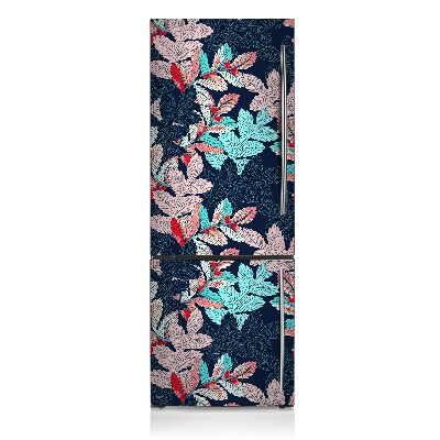 Magnetic refrigerator cover Leaf pattern