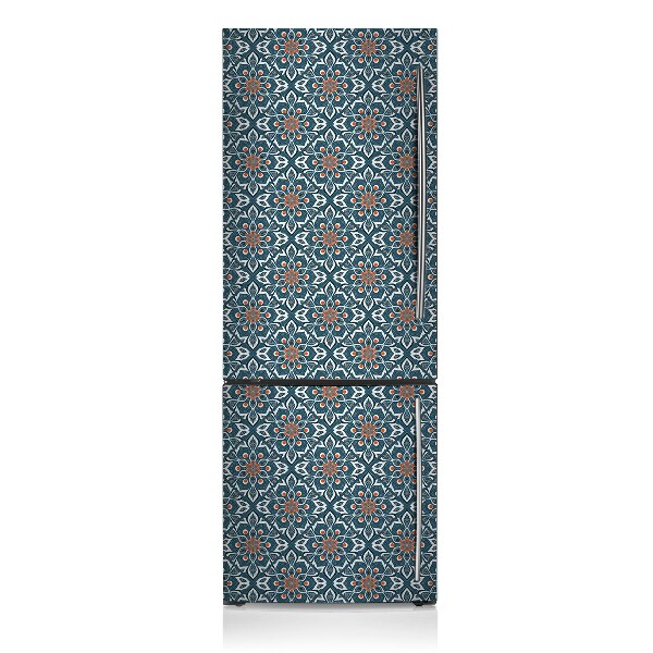 Magnetic refrigerator cover Mandala pattern